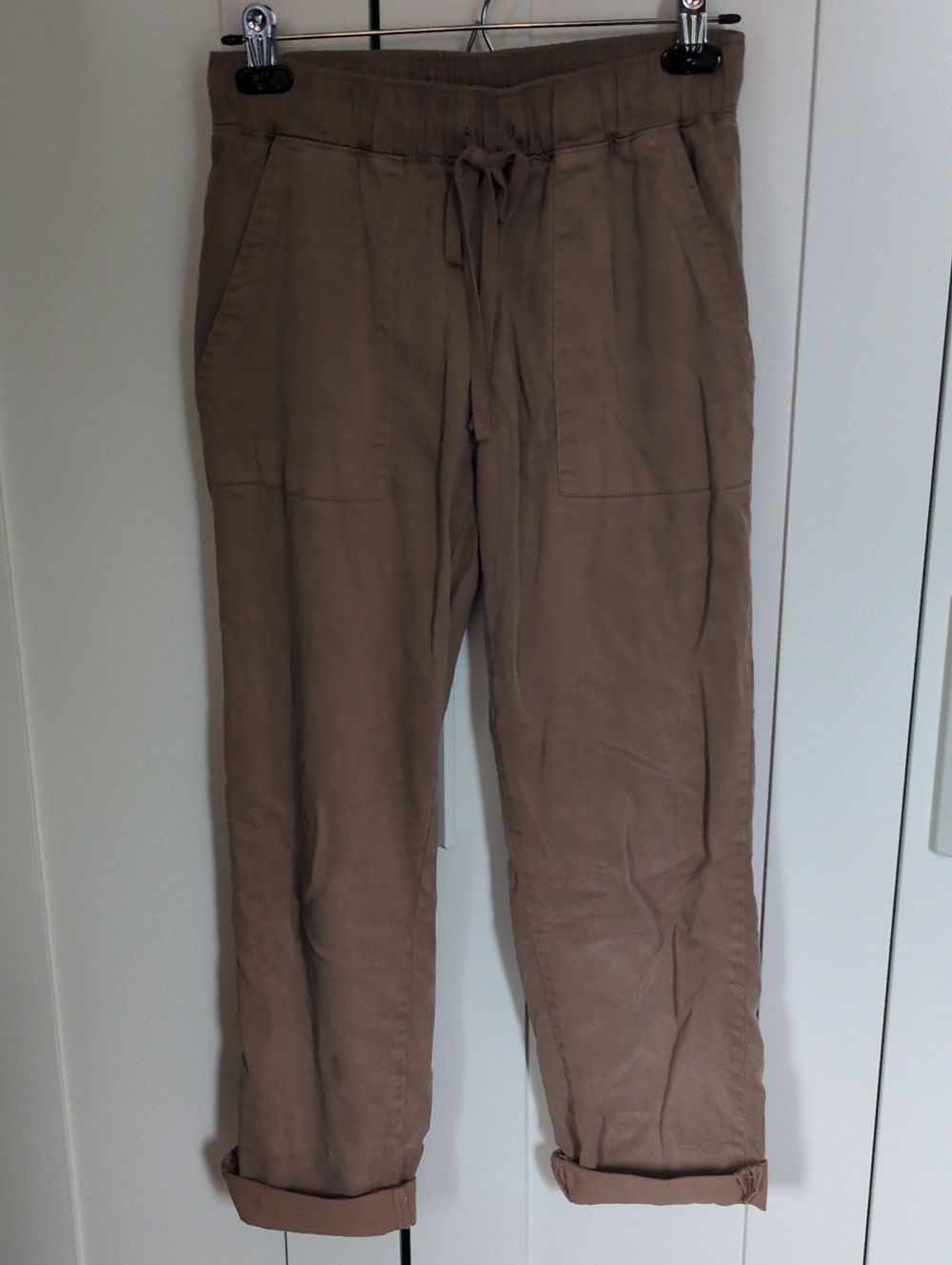 Buffalo Casual Drawstring Pants in Brown